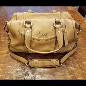 ✨NWT ✨Coach Ashley Leather Satchel - Camel
